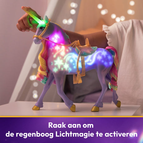 SPIN MASTER LICORNE A FONCTIONS 28 CM WILDSTAR + POUPEE 24 CM Unicorn Academy