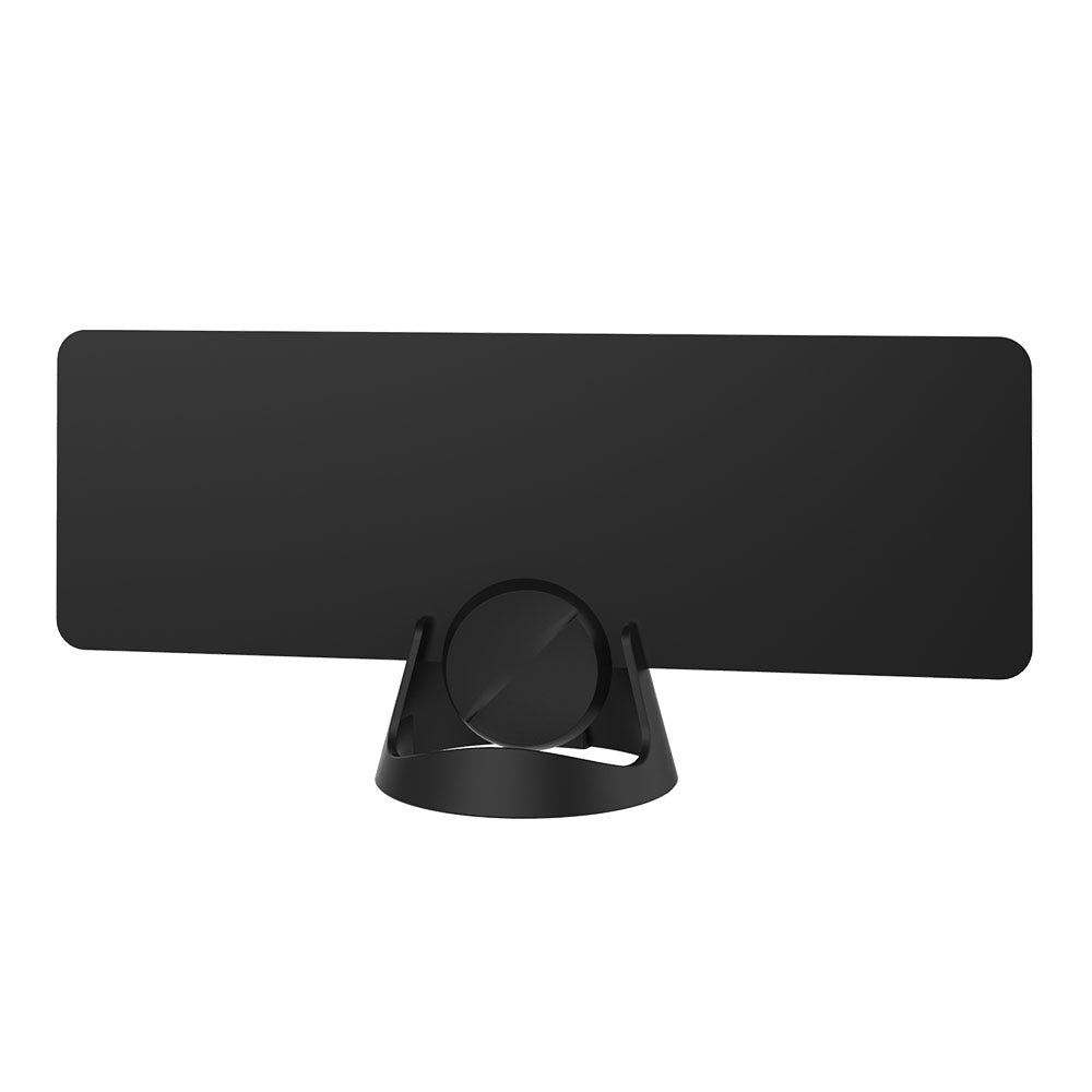 Antenne intérieure 55db - ultrafine amplifiéeUHF/VHF avec filtre 4G noire - gain