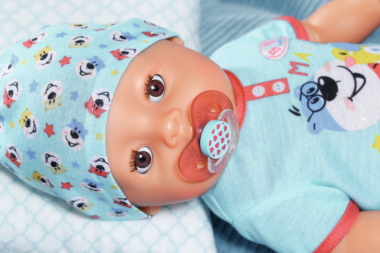 BABY BORN - Magic Boy - Poupée bébé garçon avec 11 accessoires - Mange, dort, pleure et utilise le pot - 43cm - des 3 ans