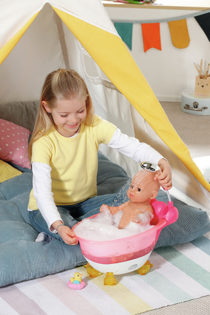 BABY BORN - Magic Boy - Poupée bébé garçon avec 11 accessoires - Mange, dort, pleure et utilise le pot - 43cm - des 3 ans