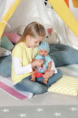 BABY BORN - Magic Boy - Poupée bébé garçon avec 11 accessoires - Mange, dort, pleure et utilise le pot - 43cm - des 3 ans