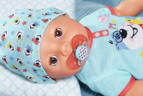 BABY BORN - Magic Boy - Poupée bébé garçon avec 11 accessoires - Mange, dort, pleure et utilise le pot - 43cm - des 3 ans