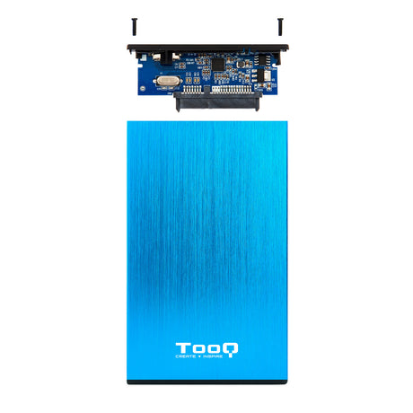 Boitier externe USB 3.1 TooQ TQE-2527 - S-ATA 2,5" (Bleu)