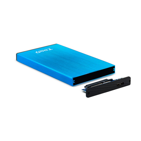 Boitier externe USB 3.1 TooQ TQE-2527 - S-ATA 2,5" (Bleu)