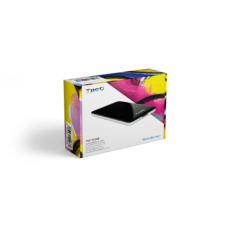 Boitier externe USB 3.1 TooQ TQE-2538 - S-ATA 2,5" (Noir)