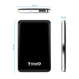 Boitier externe USB 3.1 TooQ TQE-2538 - S-ATA 2,5" (Noir)