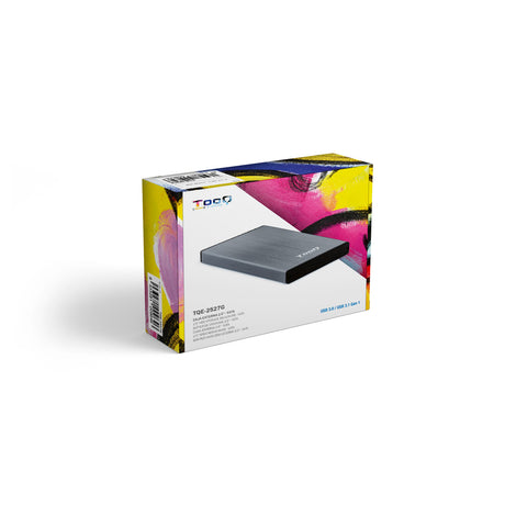 Boitier externe USB 3.1 TooQ TQE-2527 - S-ATA 2,5" (Gris)