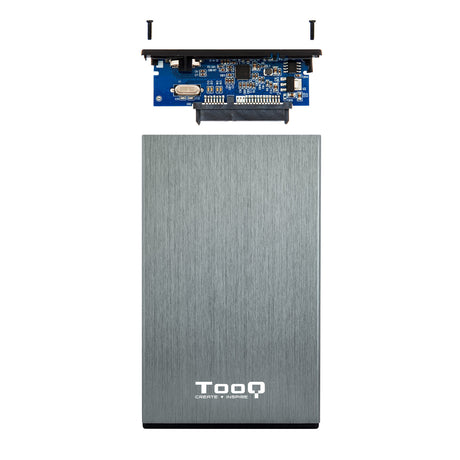 Boitier externe USB 3.1 TooQ TQE-2527 - S-ATA 2,5" (Gris)