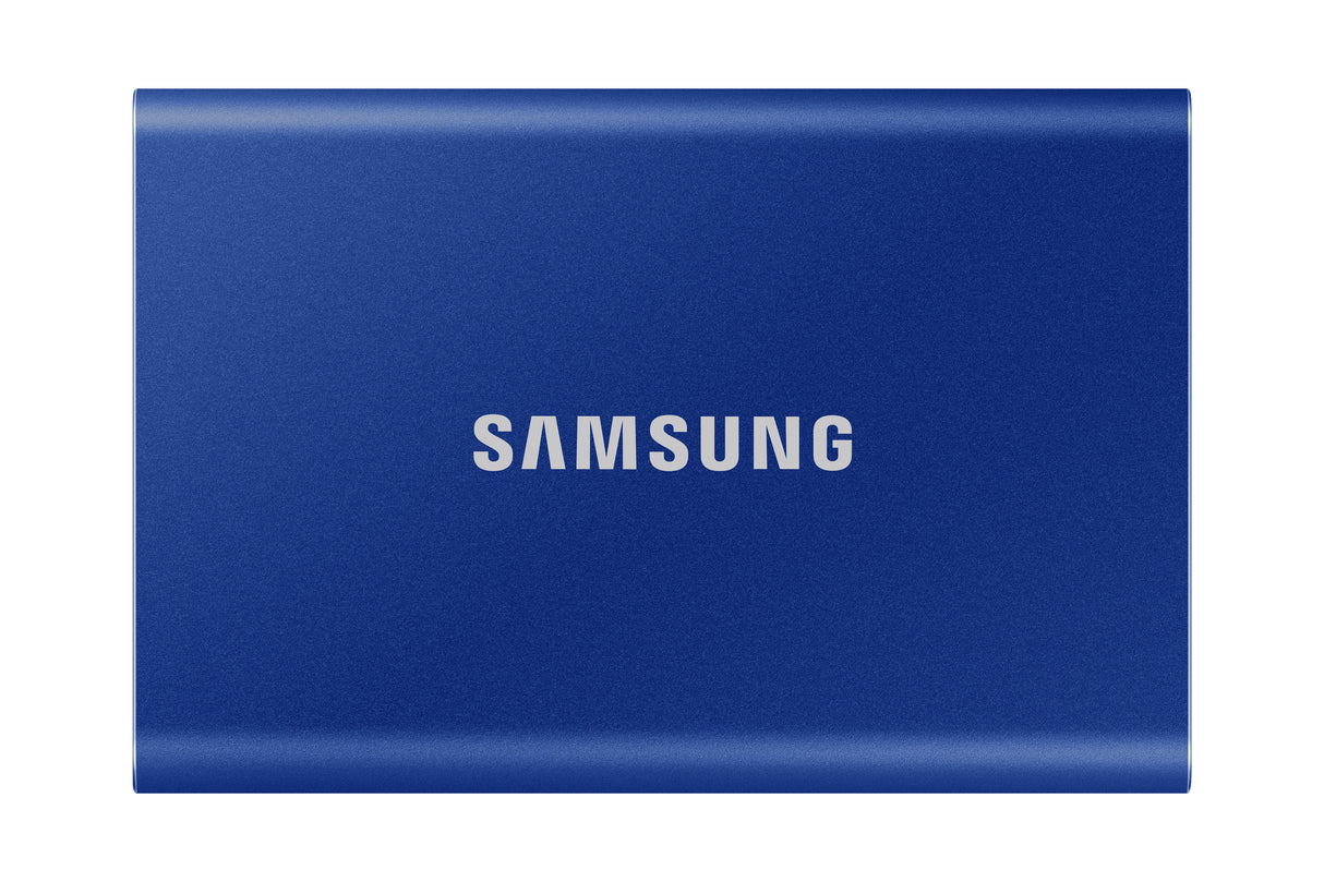 SAMSUNG - T7 Bleu - SSD Externe - 1 To - USB 3.2 - Vitesse lecture jusqu'a 1 050 Mo/s