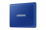 SAMSUNG - T7 Bleu - SSD Externe - 1 To - USB 3.2 - Vitesse lecture jusqu'a 1 050 Mo/s