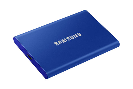 SAMSUNG - T7 Bleu - SSD Externe - 1 To - USB 3.2 - Vitesse lecture jusqu'a 1 050 Mo/s