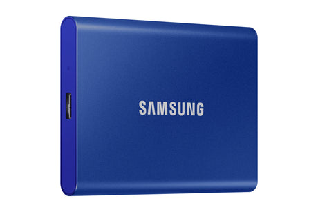 SAMSUNG - T7 Bleu - SSD Externe - 1 To - USB 3.2 - Vitesse lecture jusqu'a 1 050 Mo/s