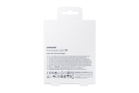 SAMSUNG - T7 Bleu - SSD Externe - 1 To - USB 3.2 - Vitesse lecture jusqu'a 1 050 Mo/s