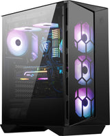 Boitier Moyen Tour ATX MSI MPG Gungnir 110R RGB avec panneaux vitrés (Noir)