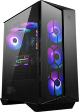 Boitier Moyen Tour ATX MSI MPG Gungnir 110R RGB avec panneaux vitrés (Noir)