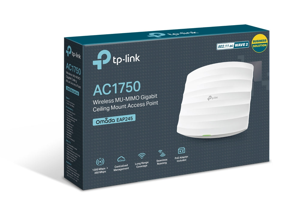 Point d'accïÂ¿Â½s WIFI TP-Link EAP245 (AC1750) PoE