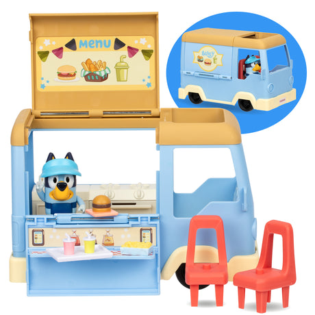 Le Foodtruck - BLUEY - 1 figurine + 4 accessoires - Des 3 ans