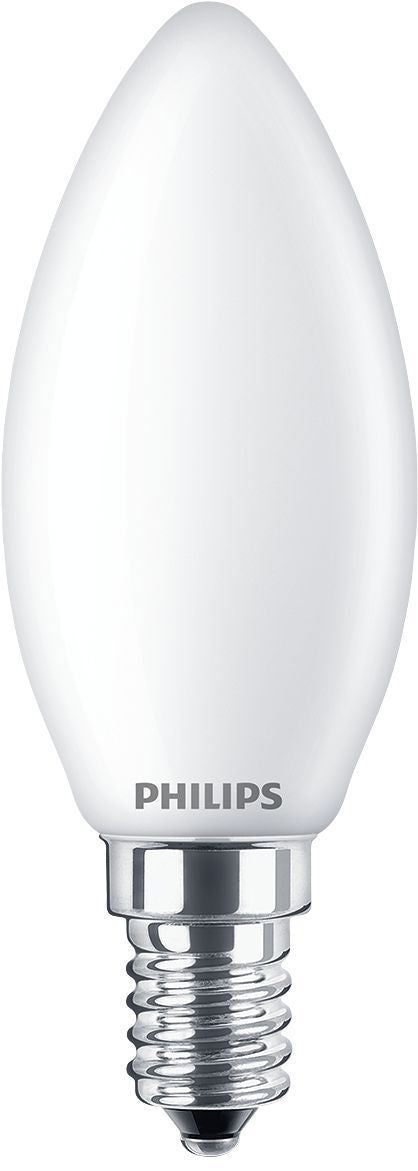Ampoule LED - PHILIPS - Non dimmable - E14 - 60W - Blanc Chaud