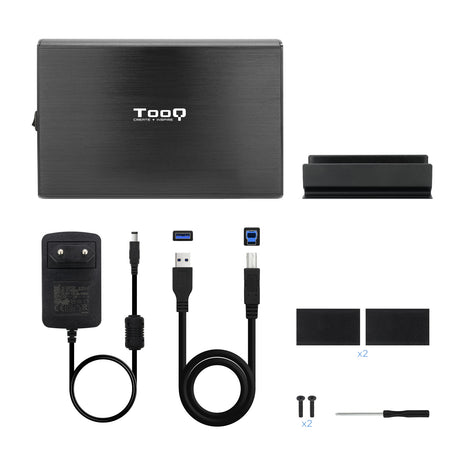 Boitier externe USB 3.1 TooQ TQE-3530 - S-ATA 3,5" (Noir)