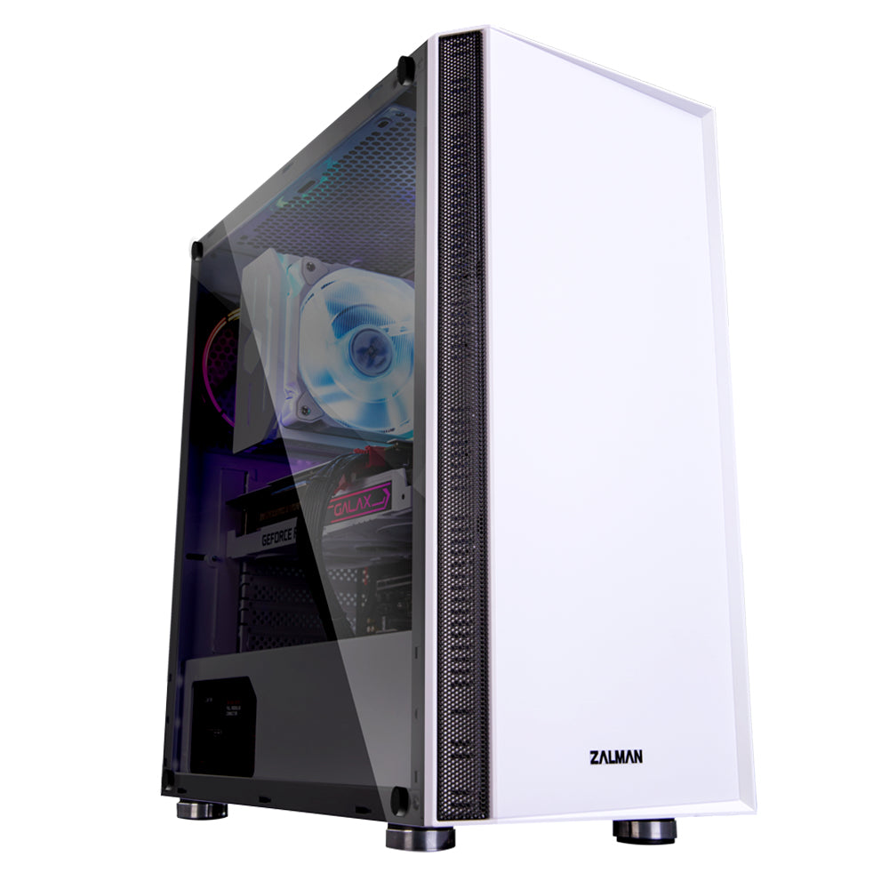 Boitier Moyen Tour E- ATX Zalman R2 RGB avec panneau vitré (Blanc)