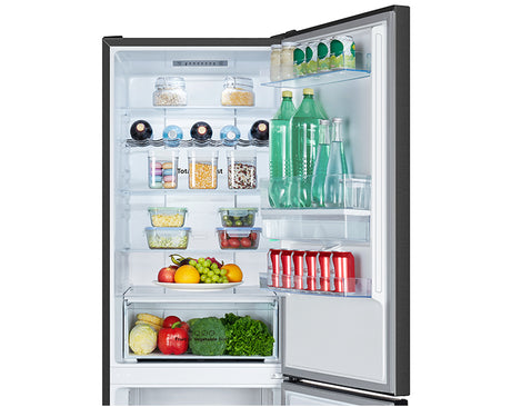 Réfrigérateur combiné - HISENSE - RB390N4WBE - 2 portes - 304 L - Classe E - 59,5 x 59 x 186 cm - Noir
