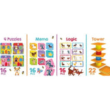 La Ferme 4 en 1 - Coffret éducatif - CAROTINA BABY - Puzzle et associations