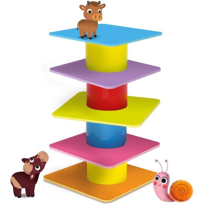 La Ferme 4 en 1 - Coffret éducatif - CAROTINA BABY - Puzzle et associations