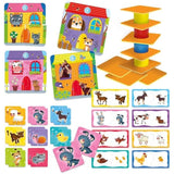 La Ferme 4 en 1 - Coffret éducatif - CAROTINA BABY - Puzzle et associations