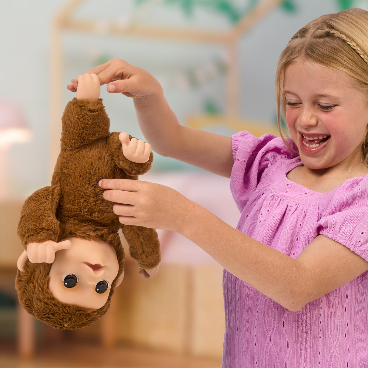 Mon Bébé Singe - MOOSE TOYS - LITTLE LIVE PETS - Singe interactif avec accessoires