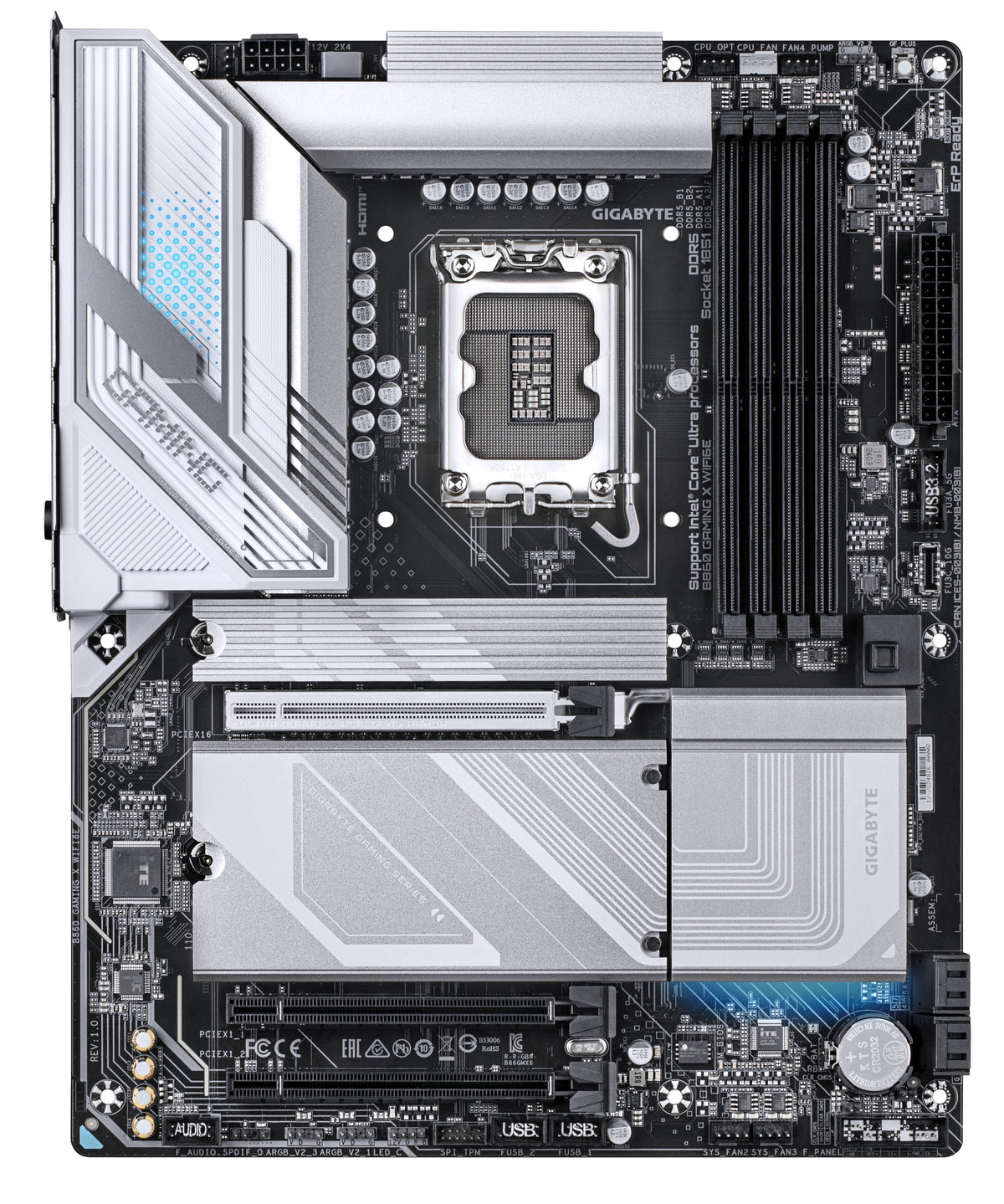 Carte mere - GIGABYTE - B860 GAMING X WIFI6E - DDR5 - WiFi 6E - 256 Go max