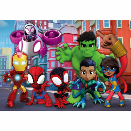 Puzzle - CLEMENTONI - MARVEL SPIDEY AND HIS AMAZING FRIENDS - 24 pieces - 3 ans - Couleurs vives