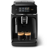 Machine a café Expresso broyeur - PHILIPS - EP2225/10 - Série 2200 - mousseur a lait - 2 cafés - Broyeur céramique - Noir brillant