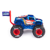 SPINMASTER Monster Jam - Véhicule Marvel Monster Truck die cast - Roues souples, suspensions - Modele aléatoire - Des 3 ans