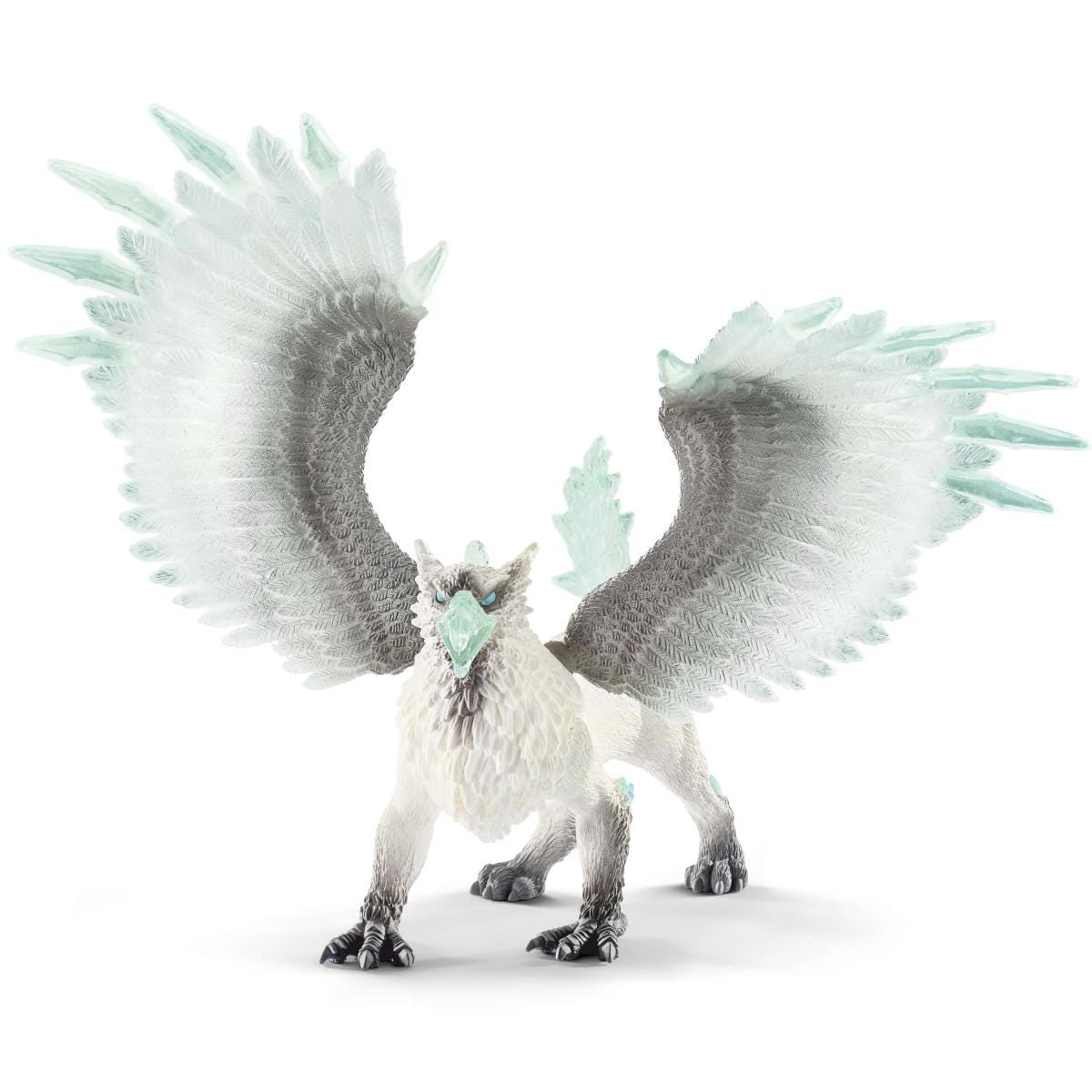 Griffon de Glace, Figurine d'Action, Jouet schleich Réaliste et Durable aux Ailes Mobiles - Cadeau Pour Garçons et Filles des 7 ans