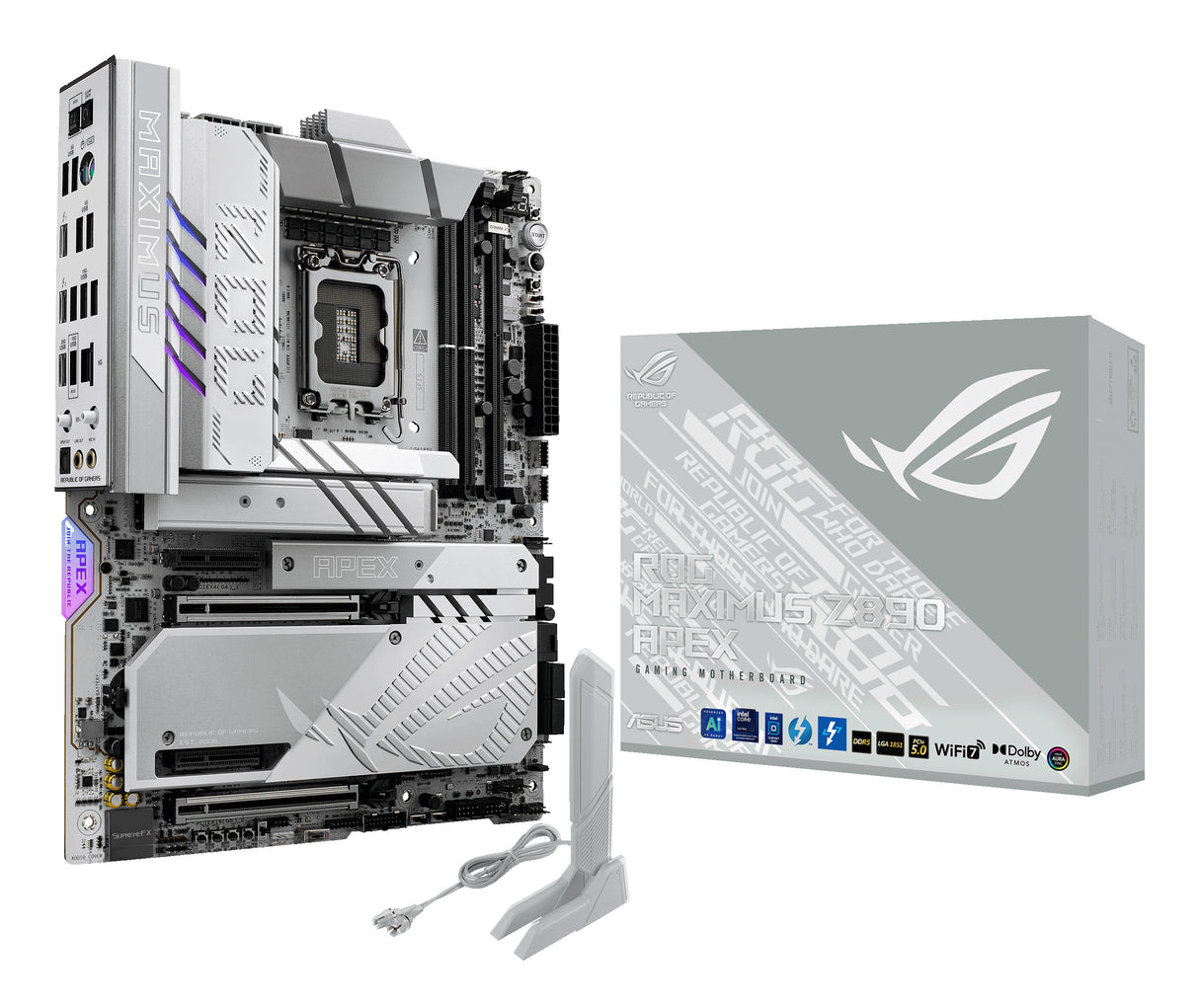 Carte mere - ASUS - MAXIMUS Z890 APEX - Socket 1851 - DDR5 SDRAM - LAN 5 GbE