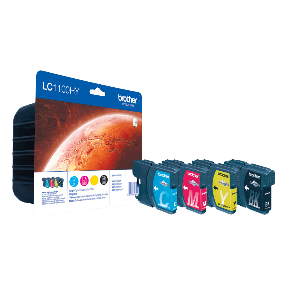 Brother LC1100HY Cartouches d'encre Multipack Coul