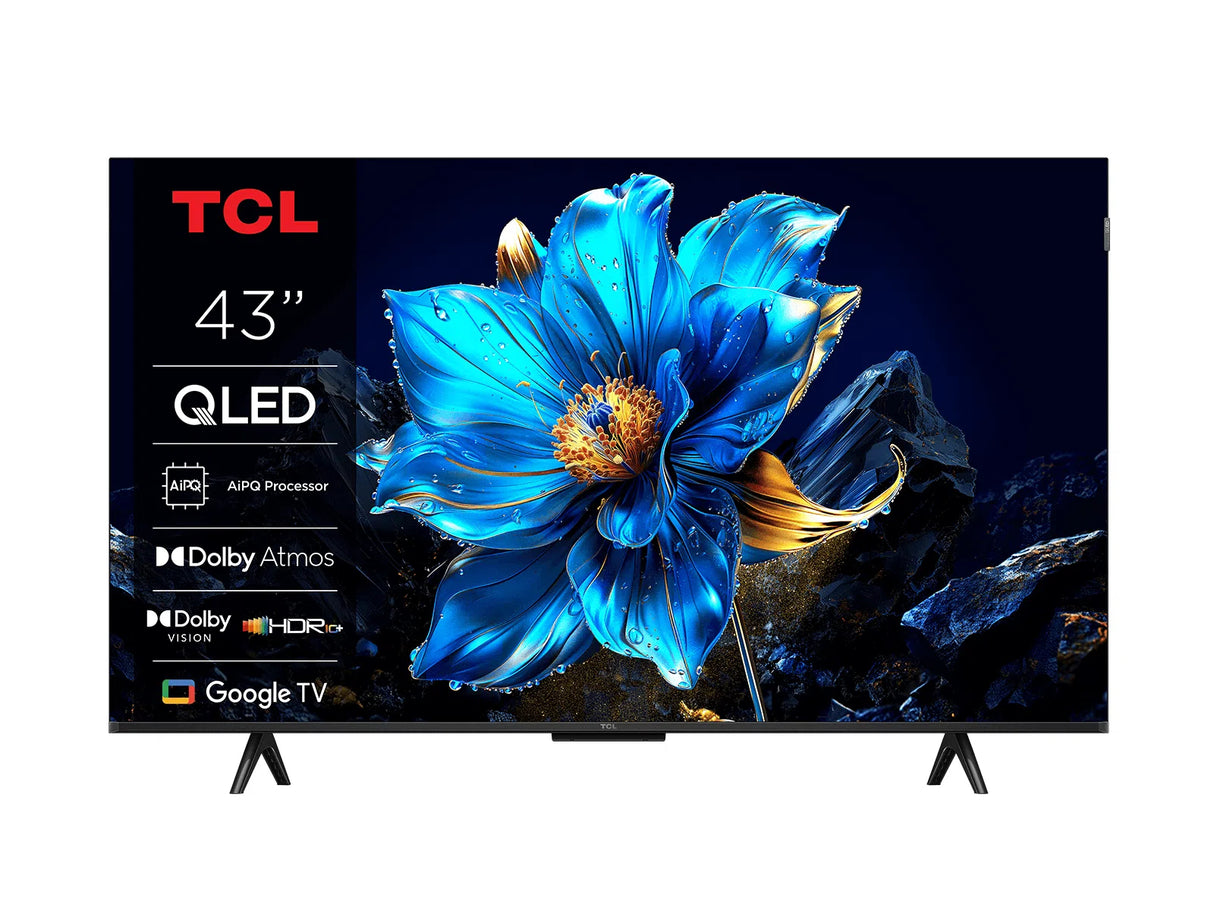 TCL 43T69C - TV QLED 43 (109 cm) - 4K UHD 3840x2160 - HDR10+ - Android TV  - 3xHDMI 2.1 - WiFi