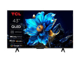 TCL 43T69C - TV QLED 43 (109 cm) - 4K UHD 3840x2160 - HDR10+ - Android TV  - 3xHDMI 2.1 - WiFi