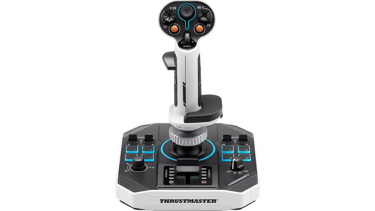 Joystick spatial - THRUSTMASTER - Sol-R 1 Flightstick - 44 boutons - Technologie H.E.A.R.T. 16 bits - Ambidextre avec base