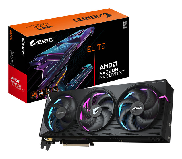 Carte Graphique Gigabyte Radeon RX 9070 XT Aorus Elite