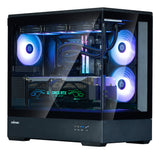 Boitier Mini Tour Micro ATX Zalman P30 V2 RGB avec panneaux vitrés (Noir)