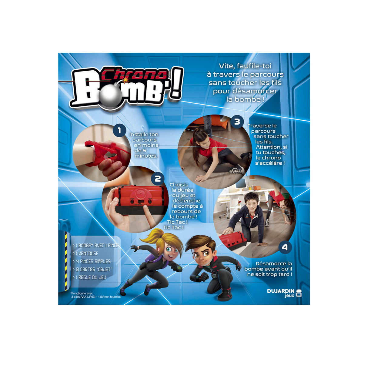 CHRONO BOMB' 2024 - Jeu d'adresse - DUJARDIN - Deviens le meilleur agent secret !