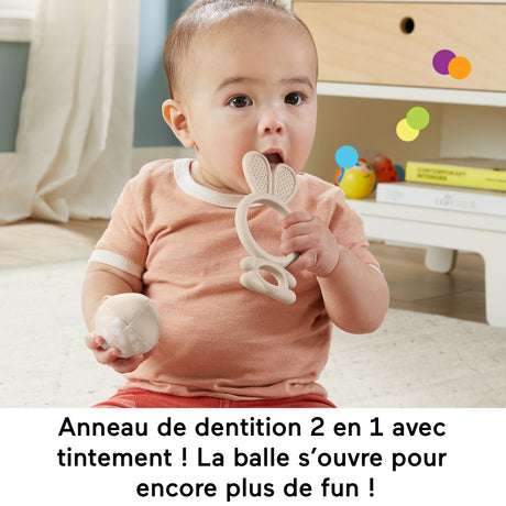 Fisher-Price-Les Sens en éveil - Coffret 4 jouets sensoriels pour bébé - Fisher-Price - HRB17