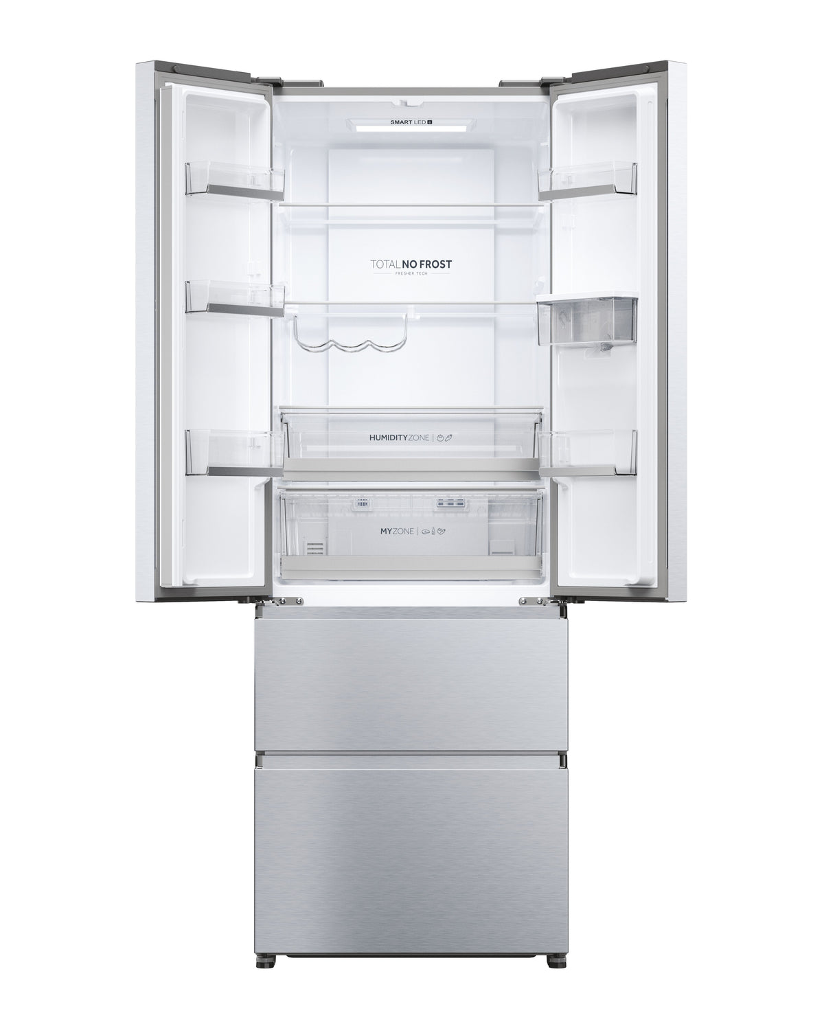 Réfrigérateur Multi-Portes - HAIER - HFR5720EWMG - Classe E - 477 L (337+140) - 37 dB - Silver
