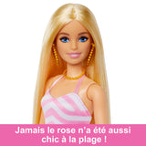 Barbie-Barbie Plage-Poupée blonde en maillot de bain et accessoires HPL73