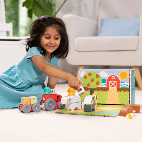 Blockables - La ferme - 56 pieces - des 2 ans - Melissa & Doug