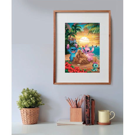 Puzzle 500 pieces Stitch compact, Pour enfants a partir de 3 ans, Theme dessins animés, CLEMENTONI