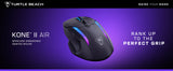 Souris gaming sans fil - Turtle Beach Kone™ II Air - Ergonomique - Noir, Bluetooth, 26 000 DPI, molette 4D