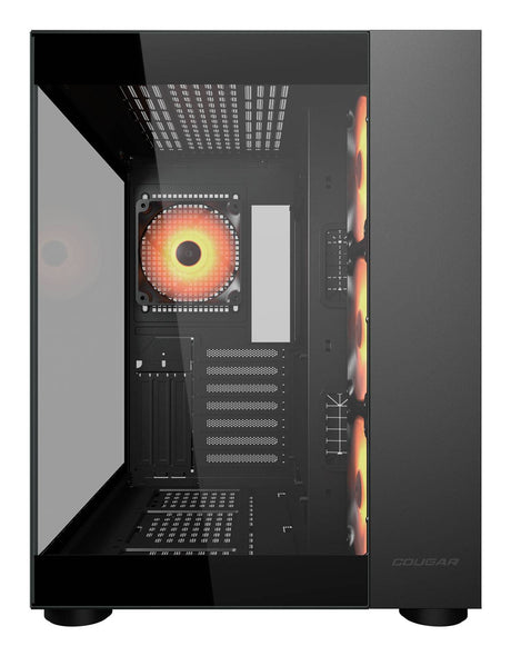 Boitier Moyen Tour ATX Cougar FV150 RGB avec panneaux vitrés (Noir)