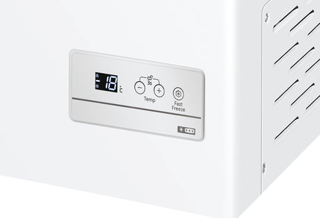 Congélateur coffre - HAIER HCE200EFR - 196 L - Classe E - 39 dB - Blanc